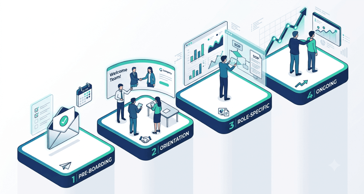 Stages of employee onboarding