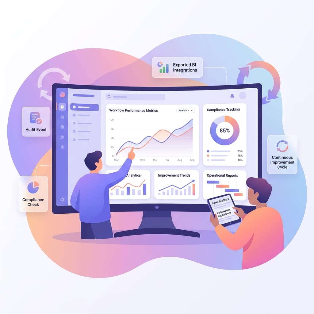 Process Shepherd workflow analytics and reporting dashboard