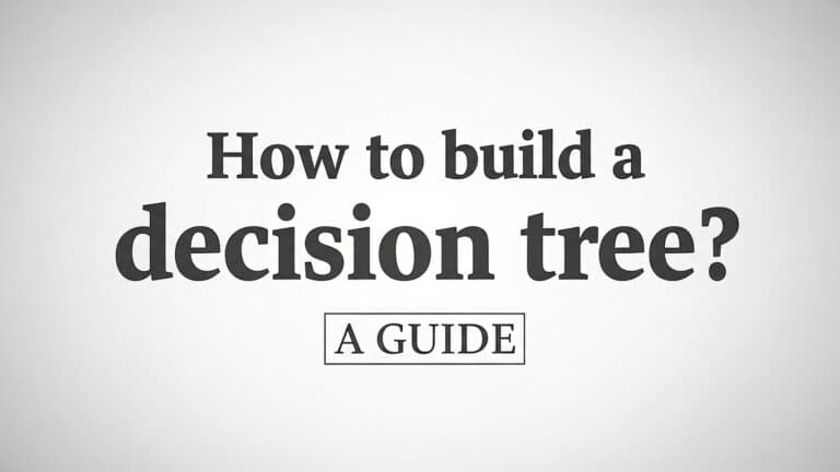 how to build a decision tree