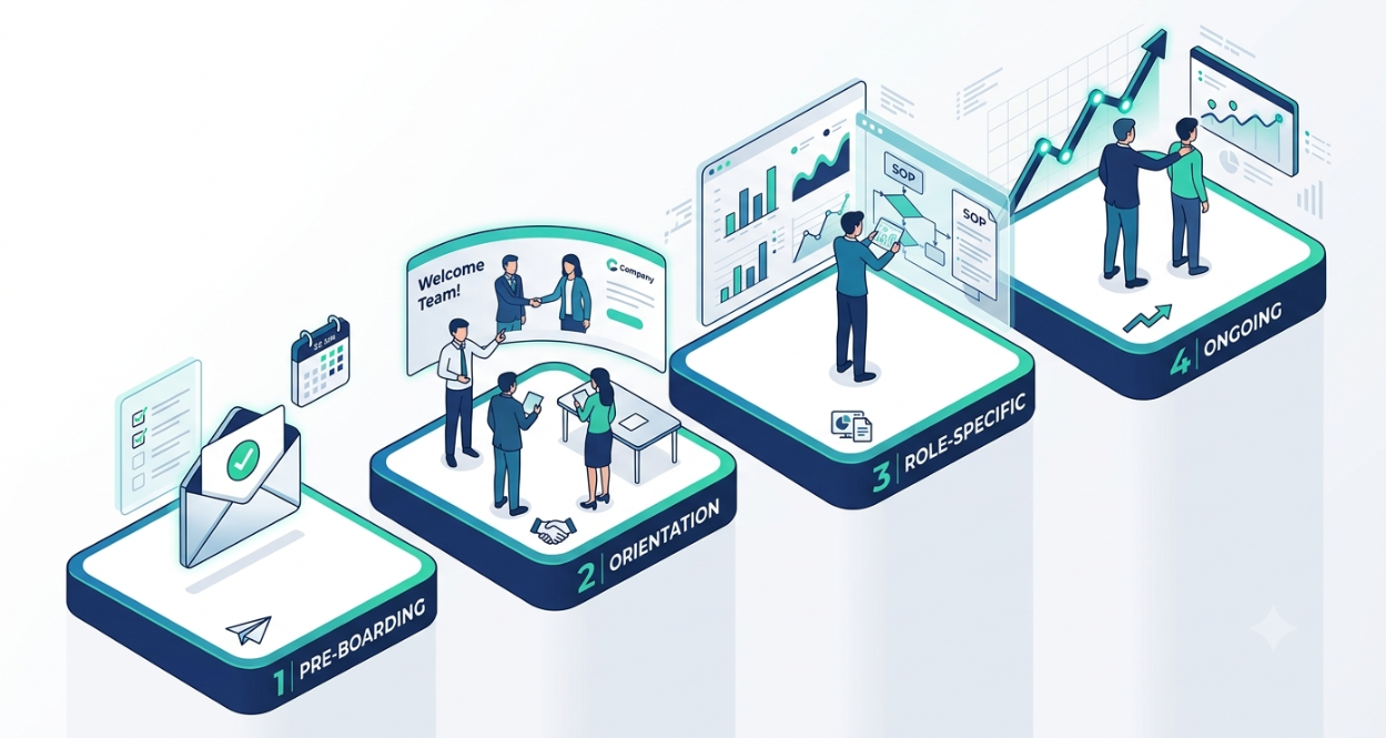 Stages of employee onboarding