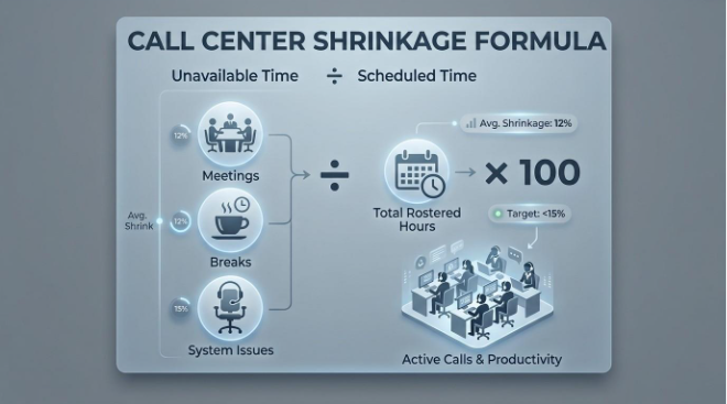Call Center Shrinkage Formula