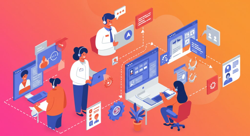 guided workflows, decision trees, bpo workflows, bop guided workflows, agent scripting